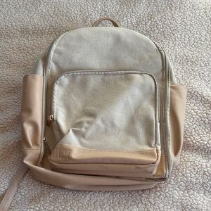 BEIS Beige and Tan Backpack